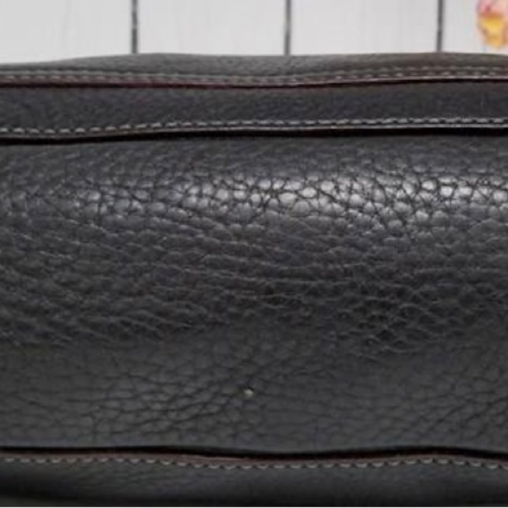 Authentic Coach Women's Black Leather Inner Pocket Adjustable Strap Hobo Bag - Picture 4 of 7